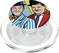 Classico Comico Duo Pop Art Retro Bombetta Cappello Illustrazione PopSockets PopGrip per MagSafe
