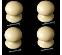 Classico Cream porcelain Ceramic one piece Credenza Armadio door knobs