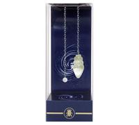 Classico Cristallo Pendolo Lo Scarabeo Argento Catena Rabdomante Divinazione New