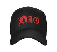 Classico Custom Dios Rock Band Berretto da Baseball per Uomo Donna Traspirante Heavy Metal Musica Cappello papà Outdoor Essenziale per L'Estate