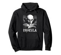 Classico Dracula Vintage Gothic Vampire Halloween Horror Fan Felpa con Cappuccio