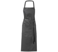 Classico ed elegante grembiule da cucina unisex con 2 tasche 0G8F