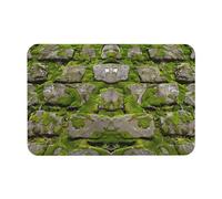 Classico Entrata Zerbino Moss Stone Pavement Print Tappetino Di Benvenuto Indistruttibile Tappeto Da Cucina Per Camera Esterno Cortile 40X60Cm