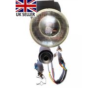 Classico Fanale Conversione Alogena 7 inch Bombata Lente + Lampadine Con Parking