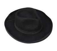 Classico Fedoras Cappello di Lana Tesa Larga Vecchio Stile Top per Cena Outdoor Casual Wear Mago Cappello Adulto, Multicolore, L