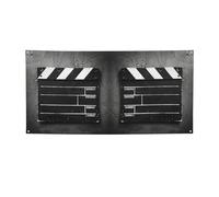 Classico film Clapboard stampa nera versatile festa striscione,Migliori bandiere banner per eventi, per decorazioni per feste di compleanno
