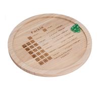 Classico gioco di dadi Farkle con vassoio da 30 cm per serate in famiglia e apprendimento della matematica