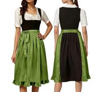 Classico grembiule tradizionale da donna midi senza tempo per feste bavaresi e feste popolari, adatto a tutti i Dirndl, N. 038, M