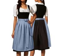 Classico grembiule tradizionale da donna midi senza tempo per feste bavaresi e feste popolari, adatto a tutti i Dirndl, N. 032, M