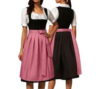 Classico grembiule tradizionale da donna midi senza tempo per feste bavaresi e feste popolari, adatto a tutti i Dirndl, # 028, S