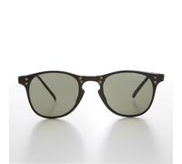 Classico Hipster Medio Secolo Vintage Unisex Occhiali da Sole Nero - Ash