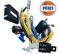 Classico Kit Auto Import Pre-cablato 12v Guida Lampade Fendinebbia Luci Cavi