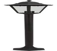 Classico Lampada Da Terra in Alluminio E27, Nero, 125 X 23 X 23 Centimeters, 10.