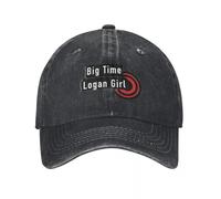 Classico Logan Girl Big Time Rush BTR Denim Washed Berretto da Baseball per Le Donne Sport Femminile Snapback Caps Primavera Estate Cappello da Strada Essenziale per L'Estate
