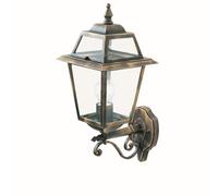 Classico Luce da Parete per Esterni IN Nero-oro E27 60W Wandleuchte Luce