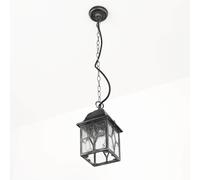 Classico Luce per Esterni IN Antico Argento E27 60W Lampada a Sospensione Luci