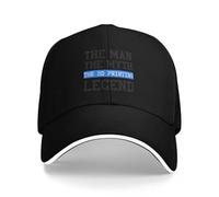 Classico L'uomo Il mito La leggenda della stampa 3D - Divertente baseball con stampa 3D Cappello di grandi dimensioni Cappelli da golf da uomo Essenziale per le donne per l'autunno e l'estate