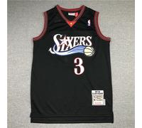 Classico Maglia da basket-76ers#3 Allen Iverson Cucita
