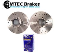 Classico Mini 85-01 8.4 " Anteriore Dischi Freno Forati Baffati EBC Ultimax Pads