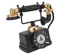 Classico Modello di Telefono Decorativo retrò Statua Decorativa per Telefono Rotante in Resina Vintage, Bellissima Decorazione alla Moda per Bar Caffetteria, Ottimo Regalo per i Colleghi (-14)