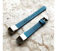 Classico Moderno Elegante Morbido Cinturino IN Pelle Con Punti per Fitbit Alta H