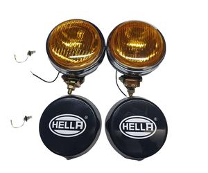 Classico Moto BSA Norton Triumph Ajs HELLA Pois Luci Nebbia Lampade Giallo 5 "