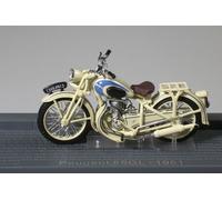 Classico Motocicletta J02 - Peugeot 55GL 1951 Crema 1/24 Scala Nuovo IN Case T48