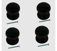 Classico Nero porcelain Ceramic one piece Credenza Armadio Pomelli Porta