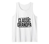 Classico Nonno con Fumatori Pipa Vintage Canotta