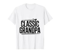 Classico Nonno con Fumatori Pipa Vintage Maglietta