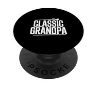 Classico Nonno con Fumatori Pipa Vintage PopSockets PopGrip Adesivo