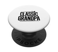 Classico Nonno con Fumatori Pipa Vintage PopSockets PopGrip Adesivo