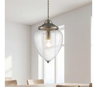 Classico Pendelleuchte Ø22cm Lampada Coperta Bronzo E27 Sospensione Interno