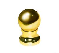 Classico pennone dorato realizzato in resistente plastica ABS per un'esposizione esterna duratura e un montaggio semplice