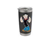 Classico Pop Eye Vintage Cartoon Pollice Bicchiere termico in acciaio inox doppia parete