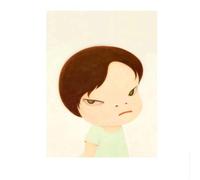 Classico poster di Yoshitomo Nara, minimalista, cartone animato, arte murale, dipinto su tela e stampe di Yoshitomo Nara, decorazione per la cameretta dei bambini, 50x70 cm, senza cornice.