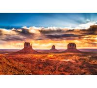 Classico Puzzle Di Legno Per Adulti 1000 Pezzi Alba Di Orizzonte Di Usa Arizona Monument Valley Puzzle 3D 75X50Cm