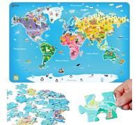 Classico puzzle mappa del mondo