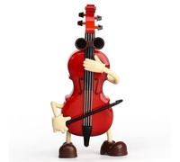 Classico retrò musica violino portatile artigianato creativo strumento musicale di piccole dimensioni carino decorativo miniatura classica miniatura gioielli unici mini accessori