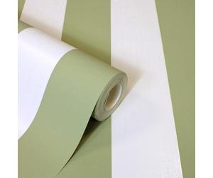 Classico Righe Juliette Parati Mica Lucente Fine Decor Vinile FD43459 Verde