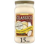 Classico Salsa di pasta, quattro formaggi Alfredo, 15 once Jar