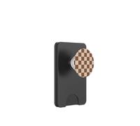 Classico Scacchi Marrone Scacchiera Beige Retro Estetica PopSockets PopWallet per MagSafe