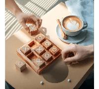 Classico set da gioco in legno Tic Tac Toe, adatto a tutte le età - Perfetto per serate di gioco in famiglia e decorazione della casa, si adatta a tavolini da caffè, soggiorni e scrivanie, Classico gi