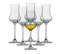 CLASSICO SET DI BICCHIERI VETRO TRASPARENTE 6 PEZZI DESIGN ELEGANTE VETRO RESIST