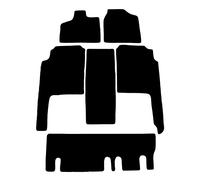 Classico Tappetini NERO per Chrysler Grand Voyager V 2007-2016