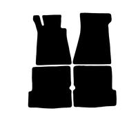 Classico Tappetini BEIGE SCURO per Mercedes SL R107 cabrio 1971-1989