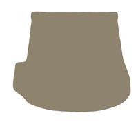 Classico Tappeto bagagliaio BEIGE SCURO per Hyundai Santa Fe 7per 2012-2020