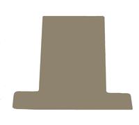 Classico Tappeto bagagliaio BEIGE SCURO per Mercedes W120 180 corto 1953-1962