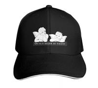 Classico Versatile Berretto da Baseball Angeli esausti Testo Bianco - Cappelli Piccoli per Gli Uomini Cappello da Uomo per Il Sole Ball cap Cappelli da Donna Regali Sportivi da Uomo