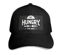 Classico Versatile Berretto da Baseball Ciao Affamato, Sono papà Cappello da Sole per Bambini Cappelli Divertenti Snapback cap Donna Moda Spiaggia Regali Sportivi da Uomo